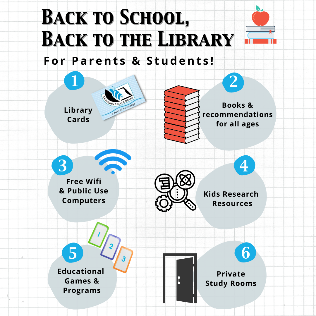 Back to school back to the library for parents