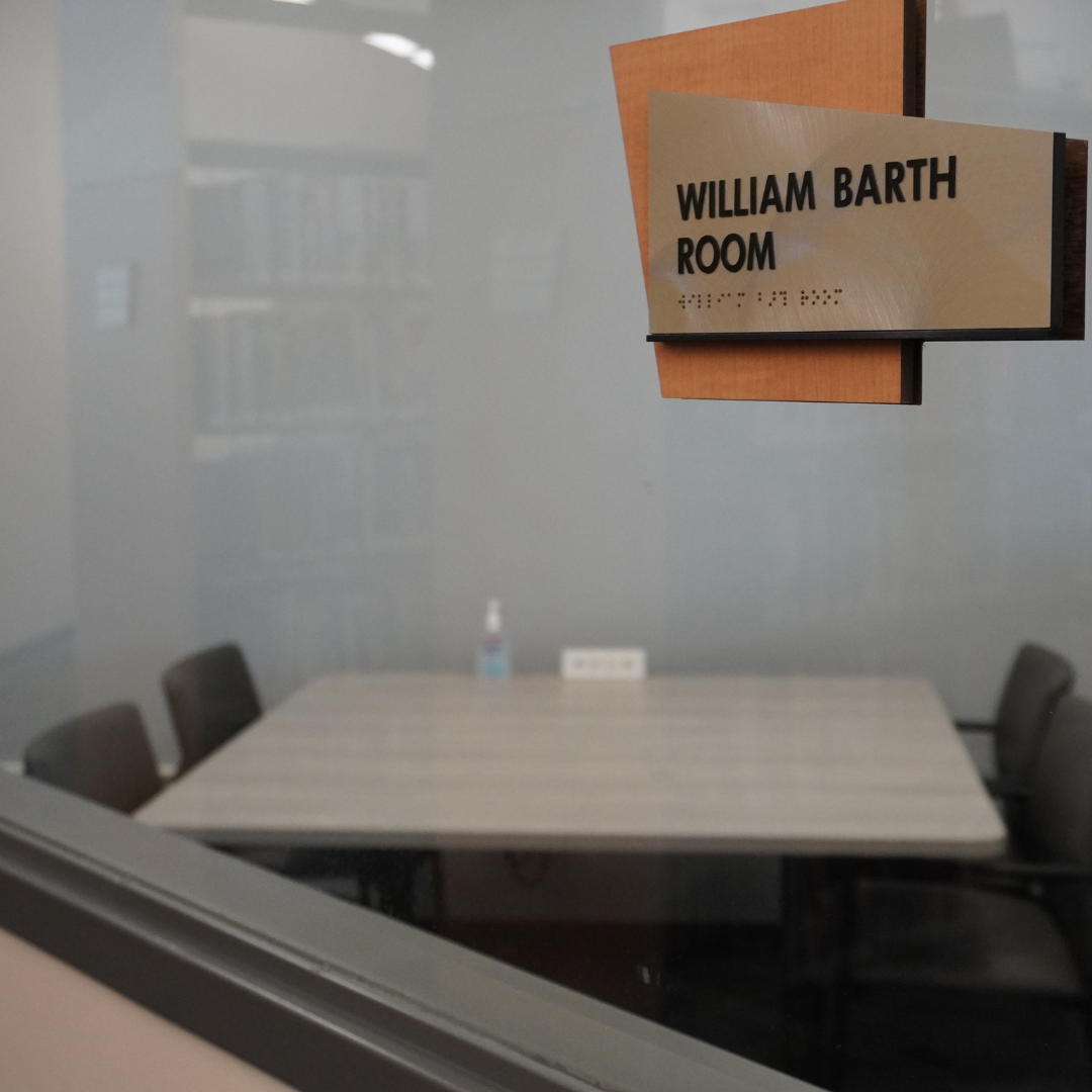 William Barth study room