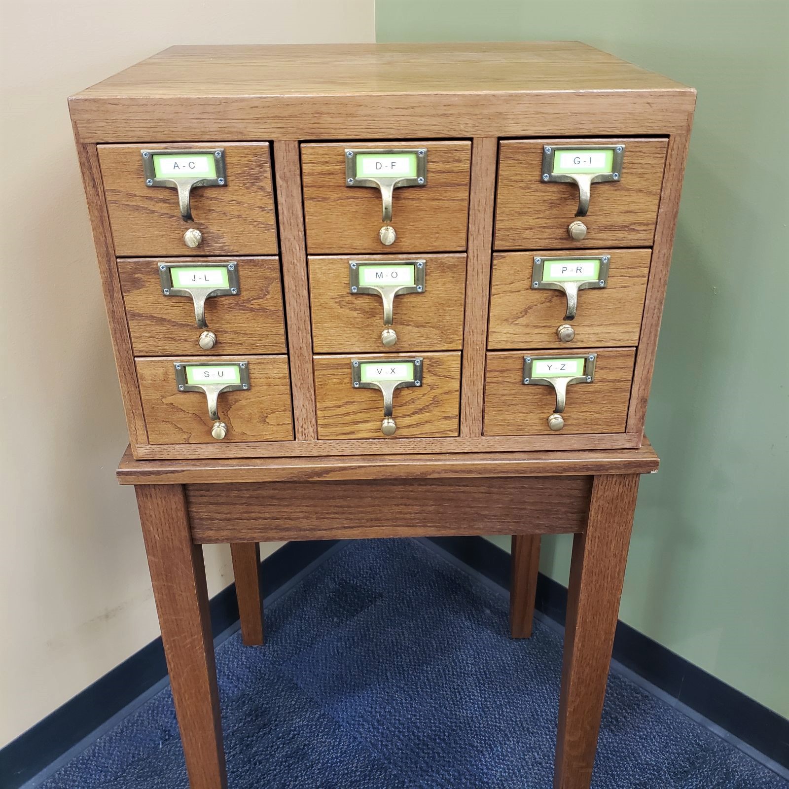 Seed Sharing Library inside a card catalog