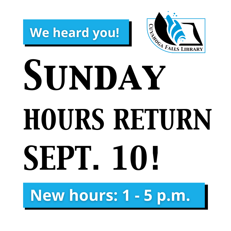 Sunday hours return Sept 10