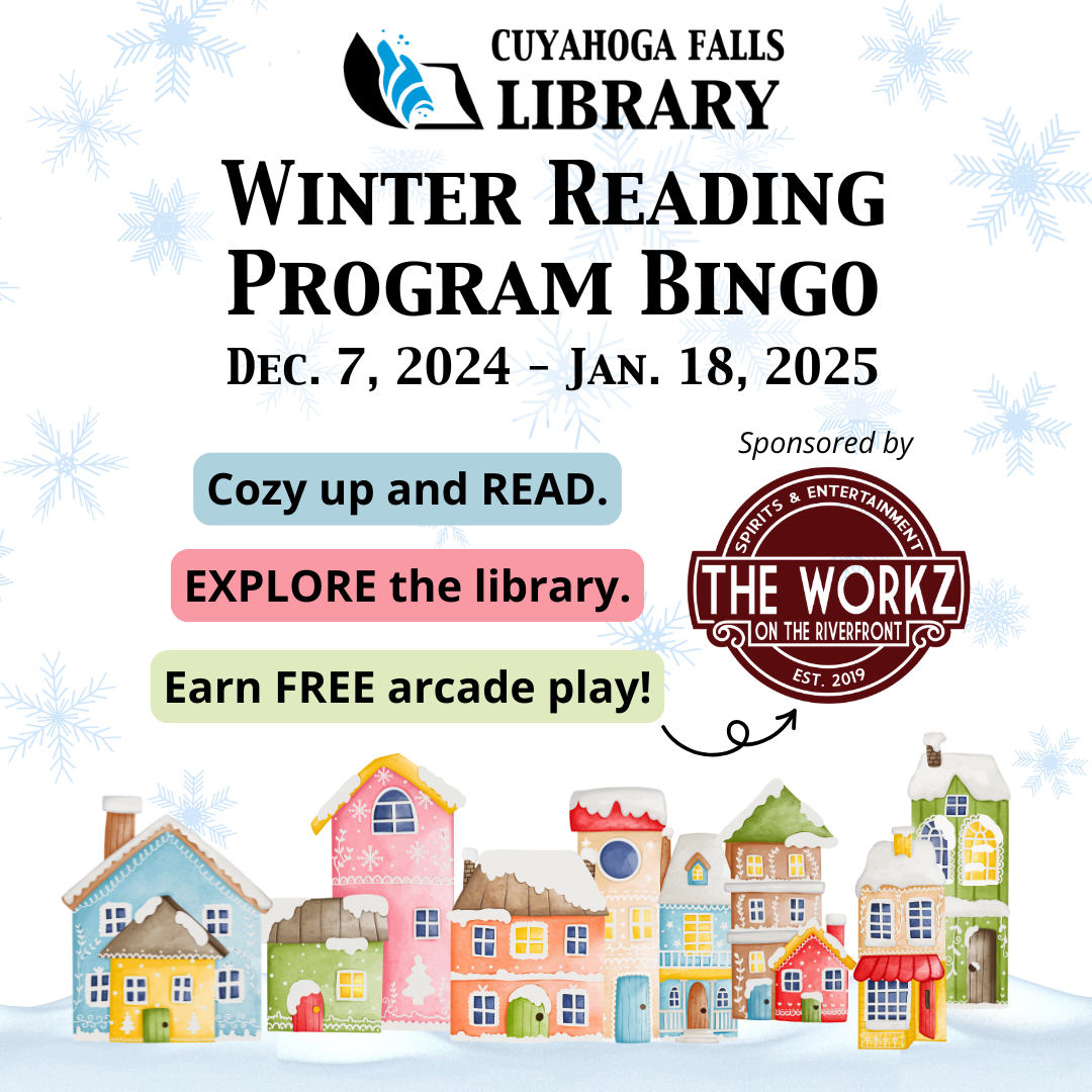 Cozy up and READ. Explore the library. Earn Free Arcade play.