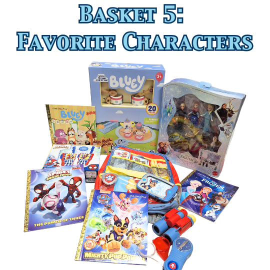 Image of the items in basket 5.