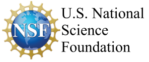 U.S. National Science Foundation Logo. World with NSF in the middle.